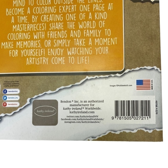 Colouring / Coloring Book: Kathy Ireland - Gardens - Picture 3 of 7